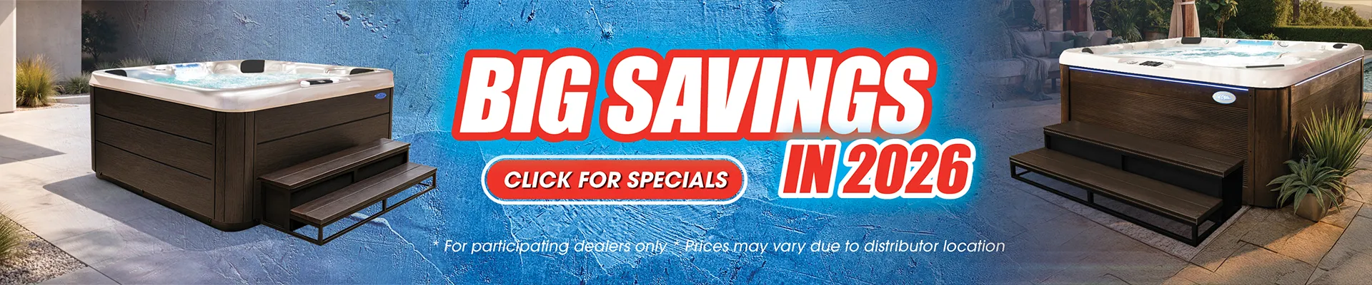 Calspas hot tub being used in a family setting - Coraville