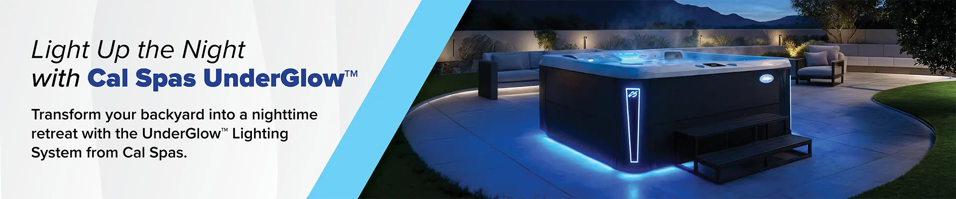 Calspas hot tub being used in a family setting - Coraville